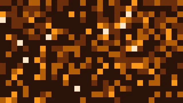 Pixel-Muster in Orange und Braun